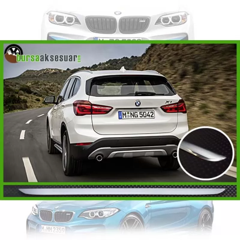 BMW X1 F48  2015> - BAGAJ ALT ÇITASI KROM