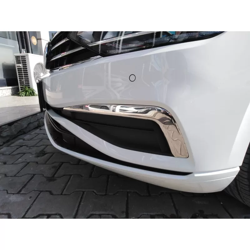 VW Passat B8.5  2019> Ön Sis Çerçevesi Krom 2 PRÇ. P.Çelik